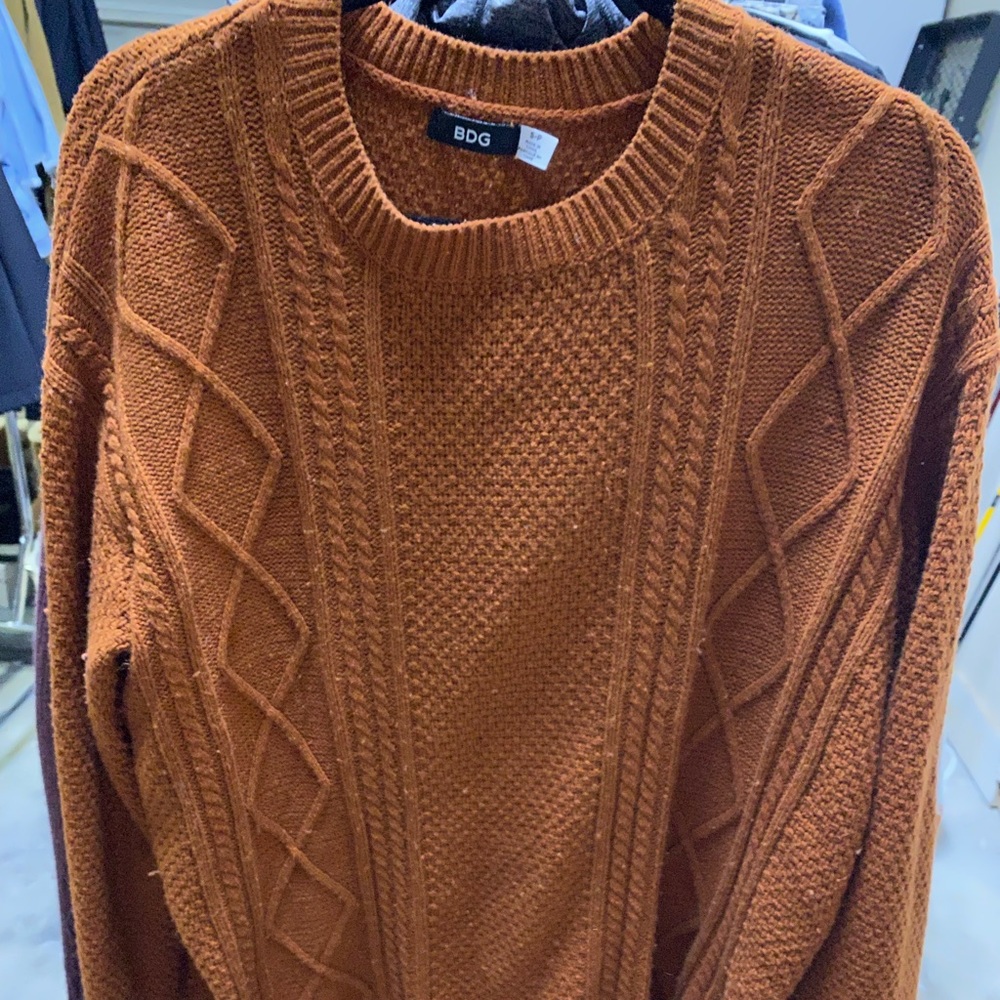 BDG Orange Sweater Sz S